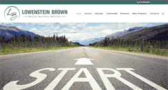 Desktop Screenshot of lowensteinbrown.com